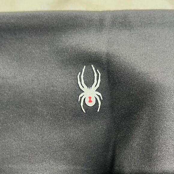 Spyder Active Black Performance Leggings with Side Pockets - Picture 6 of 13